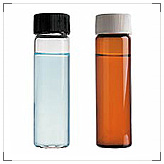 Screw neck glass bottle with PP cap&PE inlay